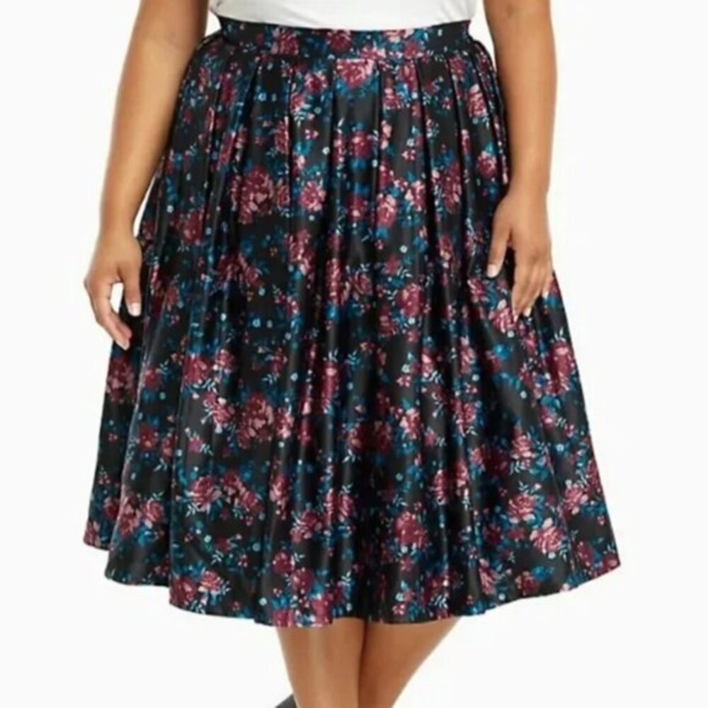 NWT Torrid floral full skirt size 16